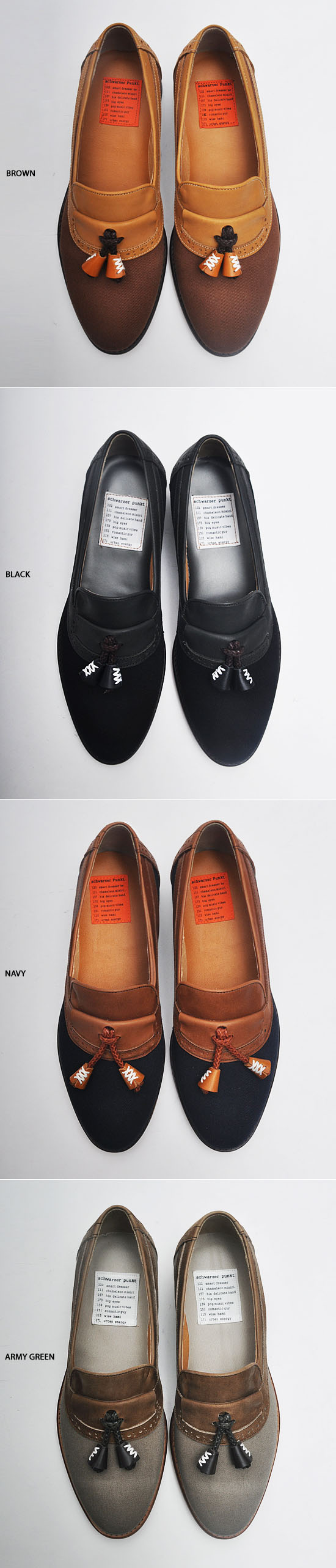 Contrast Tassel Loafer